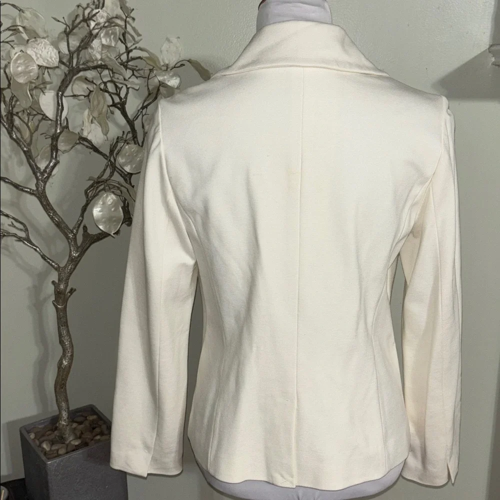 Chico's Black Cream Blazer